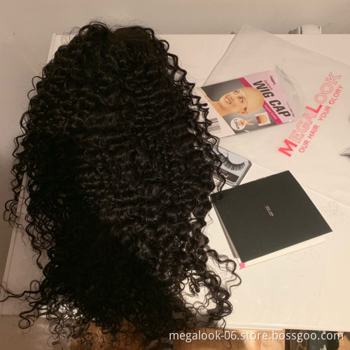 Wholesale Cheap Price 9A Unprocessed Brazilian Virgin Hair Closure Lace Human Hair Wigs Kinky Curly Front Wig With Baby Hair
